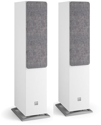 DALI Oberon 7 C Paar – Revolutionäre aktive Wireless-Standlautsprecher mit integrierten Verstärkern für High-End HiFi-Sound, Nahtlose kabellose Verbindung, ideal für Musik und Heimkino