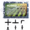 300 Stücke Bewässerung Anschluss Kit für Schläuche,Satz für Tropf Sprinkler,Anlagen Schlauch Verbinder für 1/4Inch Bewässerung System