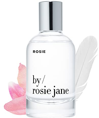 By Rosie Jane Eau De Parfum Spray (Rosie) - Clean Perfume for Women - Non-Toxic Body Mist with Notes of White Musk & Sweet Rose - Paraben, Sulfate & Phthalate Free (50ml)