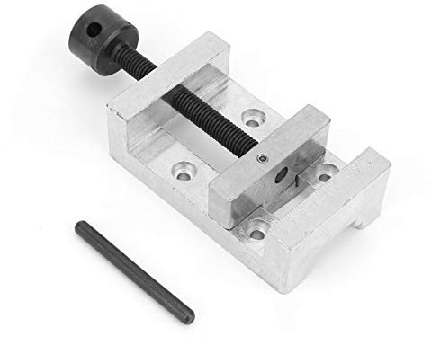 Baxnore Z012M Tornillo de banco, Tornillo de banco para máquina de metal de alta precisión, Tornillo de banco de sujeción ajustable, Mini tornillo de banco para fijar el material