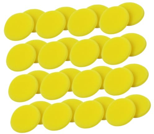 Cabilock 36piezas Esponja De Limpieza Cera Esponjas Para Pulir Autos Herramientas Para Pulir Autos Para Encerar Coches y Limpiar Superficies