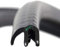 DF10 Dichtungsprofil von SMI-Kantenschutzprofi - Klemmprofil (PVC) - Klemmbereich 1-3,5 mm - mit seitlicher Dichtung als Fahne (EPDM) - einfache Montage, selbstklemmend ohne Kleber (3 m)
