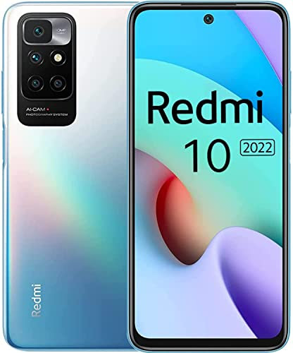 Xiaomi Redmi 10 (2022) - Smartphone 128GB, 4GB RAM, Dual Sim, Sea Blue