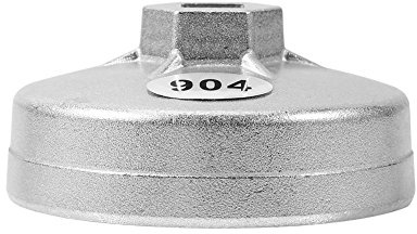 Akozon 79 mm oljefilternyckel 15 79 mm 15 spår oljefilter lock skiftnyckel oljefilter borttagningsverktyg oljefilter skiftnyckel patron instrument för 15 flöjter oljepatron borttagningsverktyg