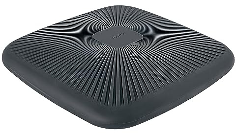Leitz Ergo aktiv wobble-kudde, ergonomisk sittdyna för kontorsstol, fyrkantig balanskudde för förbättrad ergonomi, 65390089