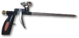 Polyurethan-Schaumpistole mit ergonomischem gummiertem Griff – Gehäuse aus Zinklegierung, Düse aus Edelstahl – ideal für bequeme und präzise Arbeiten (ideales Modell)
