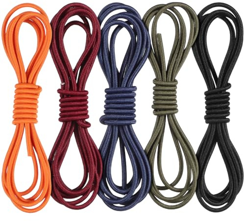 TEHAUX 5pcs Travelers Notebook Elastic Bands for Standard Size Colored Decorative Nylon Bands Connecting Inserts Strap for Diy Journal Scrapbook