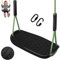 Schaukel Garten, Rutschfester Baum Schaukel Sitz Set mit verstellbarem Seil und Karabinern Outdoor Erwachsene Schaukel Spielplatz Schaukel Hinterhof Garten Spiel Set, 270kg/Schwarz