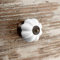 5 x Bouton de Meuble Pommeau ANNA Ø 39 mm Blanc Piédestal Bruni Bouton de Tiroir Bouton en Porcelaine de SO-TECH®