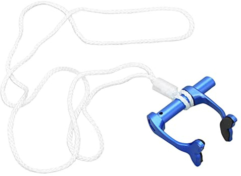 Tappi Nasali per Apnea, Clip Naso Nuoto Professionale con Cinturino Regolabile, Accessori Allenamento Subacqueo Compatto e Confortevole, Ideale per Nuoto Apnea Subacquea Blu