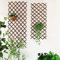 Pcscevcr Enrejado de jardín expandible de madera, valla plegable para trepar plantas en crecimiento, panel decorativo para colgar en la pared, para decoración del hogar y jardín