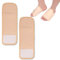 2pcs Castor Oil Foot Pack, Reusable Castor Oil Foot Pack Wrap Oil-Proof Castor Oil Compress Pads Adjustable Soft Flannel Cloth Castor Oil Pack for Foot (Khaki)