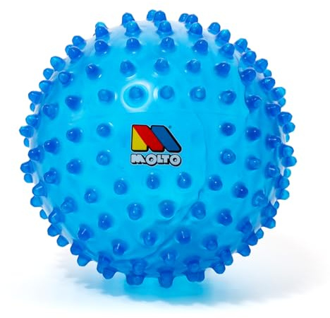 Pelota Sensorial Azul Molto - Juguete de Estimulación Sensorial para Bebés - Fomenta el Desarrollo Táctil y Motor
