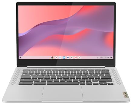 Lenovo IdeaPad Slim 3 Chromebook 14M868 - Ordinateur Portable 14'' FHD (MediaTek Kompanio 520, RAM 4Go, eMMC 64Go, Arm Mali-G52 Graphics, Chrome OS) Clavier AZERTY Français - Gris