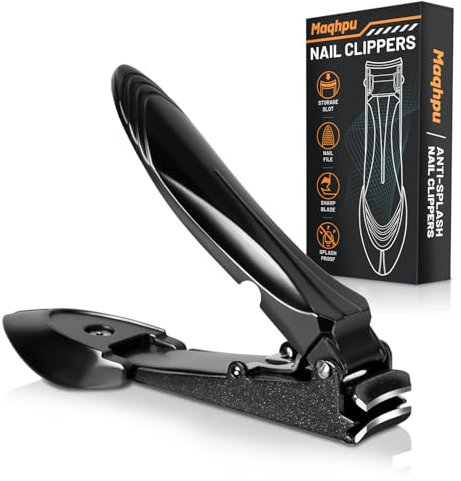 Maqhpu Nagelknipser, Geschenke für Männer, Adventskalender Füllung, Nail Clipper mit Auffangbehälter für Fingernagel & Fußnägel, Weihnachtsgeschenke für Männer, Kleine Geschenke für Adventskalender