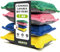 SQUATCH® | Lot de 4 Éponges Lavables | Pack Économique Qui Dure 1 an | Double Action : Côté Microfibre pour Essuyer et côté Grattant pour Désincruster sans rayer | Lavable au Lave-Vaisselle