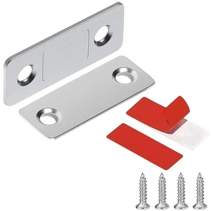30 set magnetiska skåpspärrar dörrmagneter stoppar osynlig självhäftande låda magnethake för köksskåp stängare för skåp