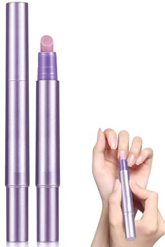 2 Pcs Lápiz Para El Cuidado De Las Uñas - Lápiz De Aceite Para Uñas - Lápiz Para Eliminar Cutículas - Lápiz De Aceite Para Uñas 3 En 1 Aceite Para Reparar Uñas Agrietadas Y Secas