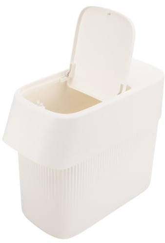 Abaodam Bidone Spazzatura Compatto Secchiello e Coperchio, per Bagno e Cucina Capacità Contenuta per Ambienti Piccoli