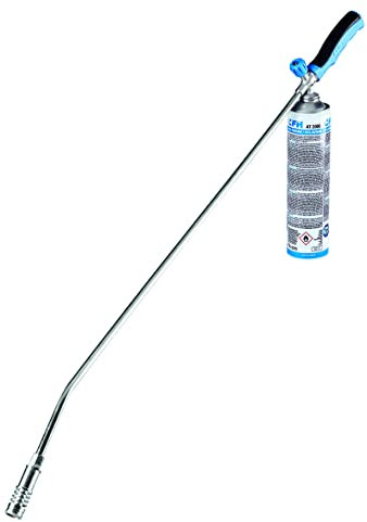 CFH Bio-Gärtner CW 3300 Abflammgerät inkl. Gasdose 600 ml und Breitbrenner - Unkrautverbrenner Gas Anwendung, 2,87 kW bei mehr als 1.100 °C Flammentemperatur, Auch als Grillanzünder geeignet