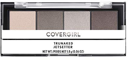 Trunaked Eyeshadow Quad Palette - 745 Jetsetter by CoverGirl for Women - 0.06 oz Eye Shadow