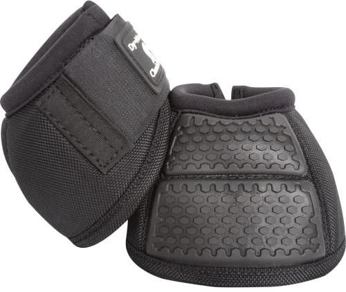 Classic Equine Flexion No-Turn Bell Boots L Black