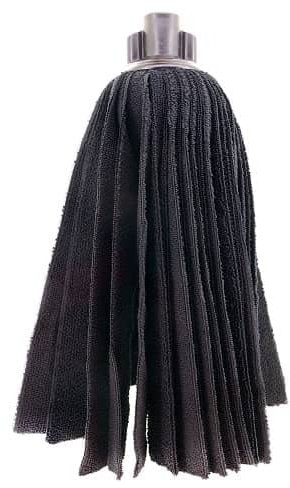 CABLEPELADO - Mocio ecologico in microfibra con strisce piatte, pulizia e igiene, adatto per qualsiasi tipo di pavimento e superficie, colore nero