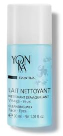 Lait Nettoyant Yonka 30ml - Visage, Yeux & Lèvres - Démaquille, Nettoie et Apaise - Tous Types de Peaux, Convient aux Peaux Sèches et Sensibles - Texture Veloutée - Rinçage à l'Eau