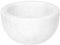 Linkidea Marble Shaving Soap Bowl, 100% Natural Marble with Interior Grooves for Maximum Lather, Heat Retaining Stone Provides a Luxurious Hot Shave Experience, Gift for Husband, Dad (White)