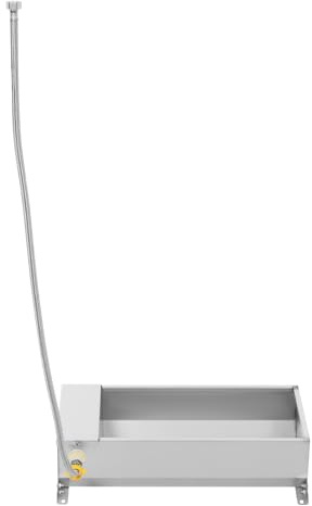 Serbatoio dell'acqua automatico in acciaio inox, abbeveratoio per animali domestici e bestiame, ricarica automatica, circa 7,5 l, in acciaio inox per maiali, bovini, cavalli, stabile e facile da