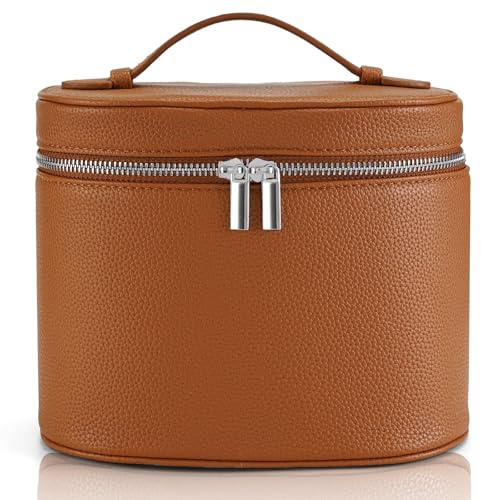 Xanthelle Neceser para Mujer Grande, Maletín de Maquillaje Portátil & Estuche de Belleza, Bolsa de Maquillaje con Separador, Neceser & Organizador de Cosméticos para Viajes