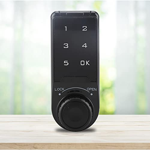 Serrure Tbest à combinaison électrique, clavier tactile, noir, pour boîte aux lettres et armoires de sécurité