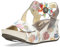 Laura Vita Damen Keilsandale Sandalette Absatz Blume Barry 324, Größe:39 EU, Farbe:Grau