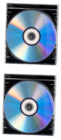 MUSISALY 2juegos Discos CD-r Grabables con Caja Joyero Alta Capacidad para Grabar Música Datos y Voz Almacenamiento Confiable para Cámaras De Video y VCR