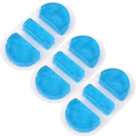 TOBBOMEY Lot De 3 Patchs Nasaux Chauds Et Froids Pour Saignements De Nez Compresses Froides Ciblées Pour Le Nez Compresses Froides Réutilisables Masque Rafraîchissant En Pvc