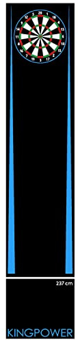 Kingpower Tappetino per Freccette Tappetino per Freccette Tappetino per tornei Accessori per tiri Bersaglio 2 Misure 237 cm 290 cm Diversi Modelli, Design:Design 08 (Blu 290x60cm)