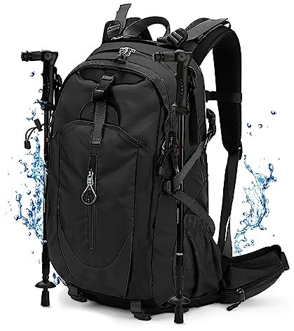 TANTOMI Rucksack Wasserdicht Herren Wanderrucksack 40L,Ultraleichter Herren Damen Trekkingrucksäcke,Wasserdichter Rucksack Für Wandern, Radfahren, Klettern, Bergsteigen und Reisen Sport.