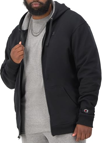 Champion Men's Zip-up Hoodie, Comfortable Zip-up Hoodie Sweatshirt for Men (Reg. Or Big & Tall)