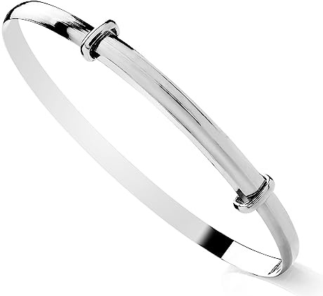 Old English Jewellers 925 Sterling Silver Ladies Expanding Bangle - SOLID 925 Silver