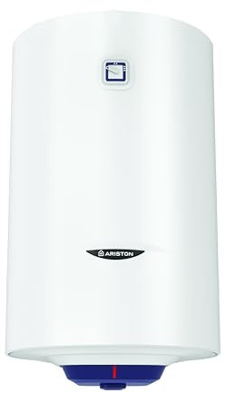 Ariston Blu 1 R H - Scaldabagno Elettrico 100 Litri 48x92x45 cm (1,5K EU) ad Installazione Verticale - Boiler Elettrico con Tecnologia WaterPlus per più Acqua Calda, 1200 Watt, Classe Energetica C