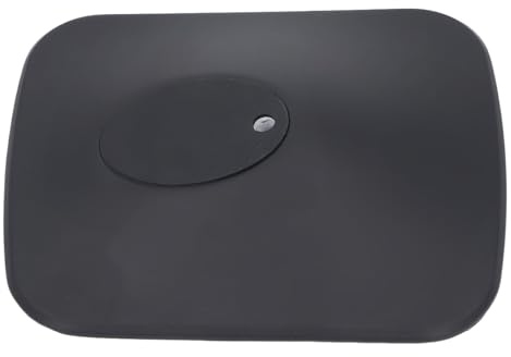 LICAEVEY Desk Pad for KEF LSX II Cordless HiFi Speaker, Non Slip Speaker Stand Heavy Duty Metal Vibration Reduction Desktop Mount Holder for KEF LSX II (Black)