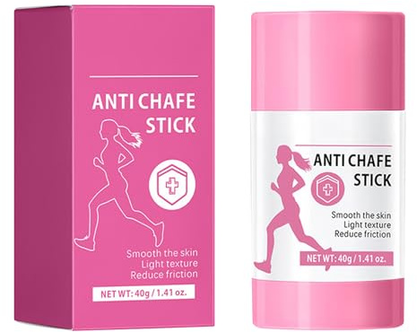 No Friction Stick, Moisturizing Long-Lasting No Friction Balm, Effective Against Chafing and Gentle Skin Care Stick, Lightweight Sport Accessories for Gym Outdoor Activities Daily Commute Cycling