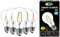 CLAR - Bombilla Filamento, Bombilla Filamento LED E27, Bombillas Decorativas, Bombilla Vintage, Bombilla LED E27 Vintage, 6W 4000ºK (Pack 5)