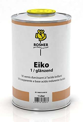 Rosner 1K-EIKO SH-Lack Klarlack glänzend Decklack Möbellack Holzlack 1 Liter