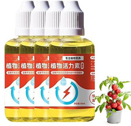 4 st Plant Growth Enhancer Supplement,Gödselmedel för att återhämta plantor rottillväxt,Odla nya växter från sticklingar,Främjar ökad mikrobiell kolonisering,tillsätt vatten eller använd som en spray