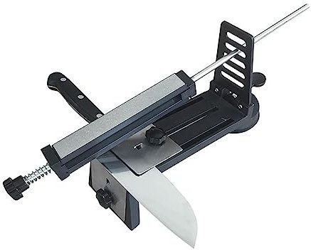 Knife Sharpener Kit,maxant PRO Professional Knife Sharpeners Quick-Clamp Knife Sharpeners with Knife Sharpening Stones Kitchen Chef Knife Sharpening System Kit for Fine Grinding Polishing Tool (B)