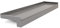 HausFux jetLINE Aluminium Fensterbank außen - nach Maß inkl. Putzabschluss, Klinkerabschluss oder Alu-Gleitabschluss - individueller Zuschnitt - bis 3 m (Graualuminium, T x L | 34 x 120 cm)