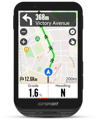 iGPSPORT iGS800 Compteur Velo sans Fil, Tactile 3,5'' Navigation Carte, 50H | Hors Ligne Recalcul d’Itinéraire Analyse d’Entraînement iClimb Pro Contrôle Di2 Compatible avec Feu Radars compteur gps velo