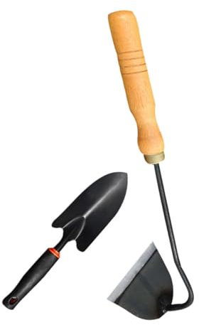 POPETPOP 1satz Gartenwerkzeug Tragbare Edelstahl Schaufel Und Hacke Für Effektives Jäten Graben Und Pflanzen Teiliges Für Outdoor-gartenarbeit