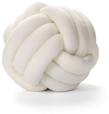 NatureMan - Almohada suave con forma de nudo para decorar la habitación del niño, hecha a mano, juguete calmante para aliviar el estrés